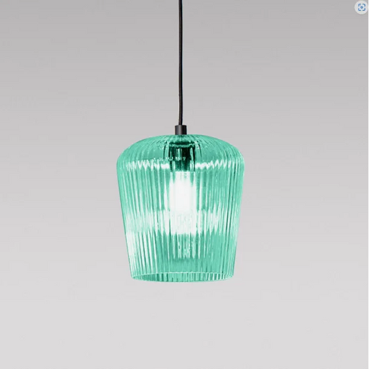 Plisse Lampe Grøn
